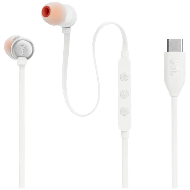 Nööpkõrvaklapid JBL Tune 310C valge