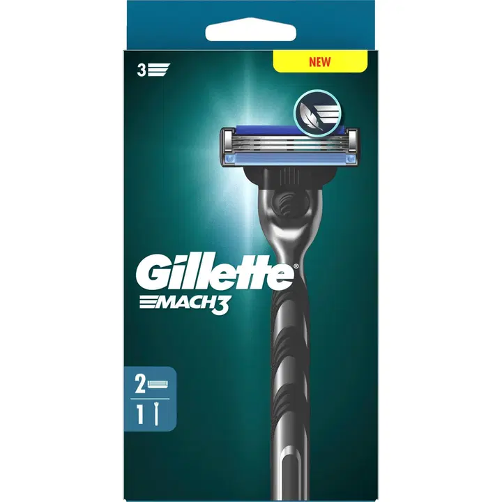 Gillette mach3 raseerija + 2 varutera 3-tera