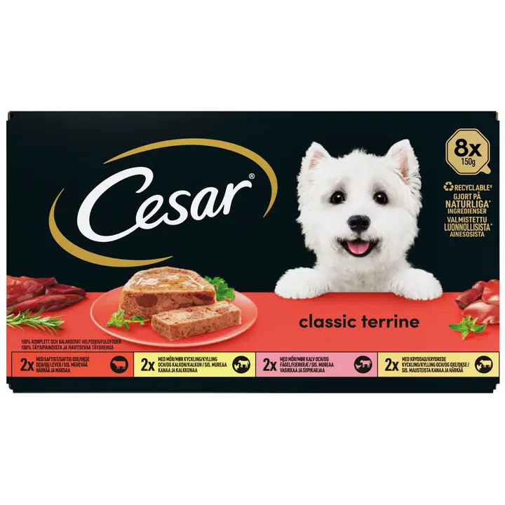 Cesar Classic koeratoiduvalik 8x150 g