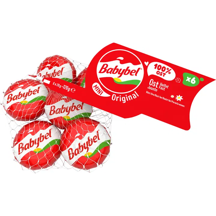 Mini Babybel juust, 6x20g