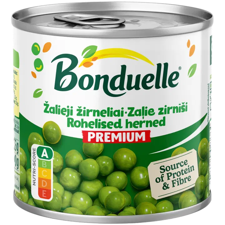 Bonduelle rohelised herned 400/265 g