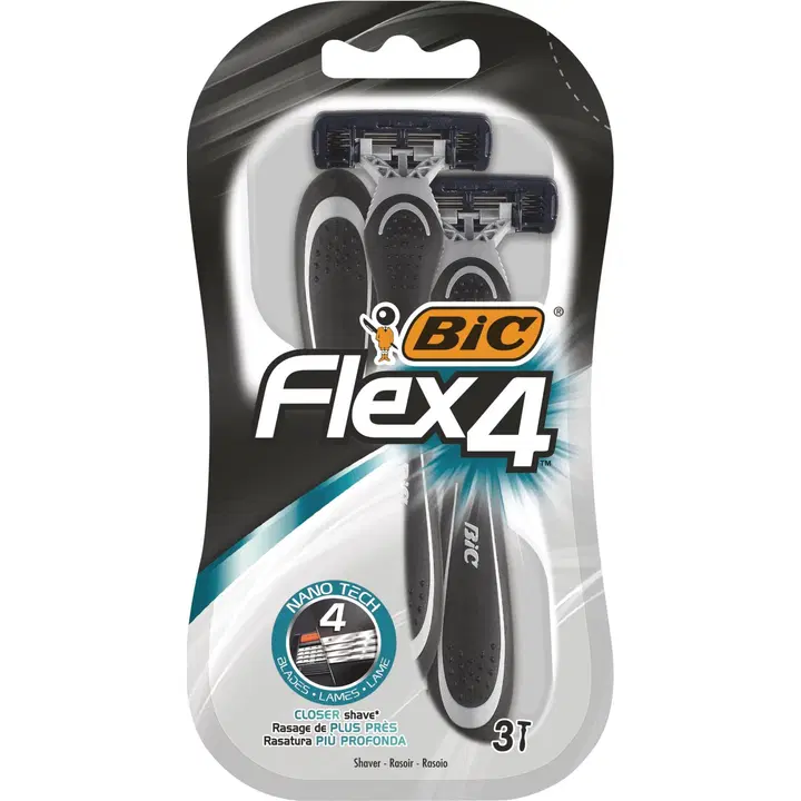 Raseerija Bic Flex 4-tera comfort 3tk