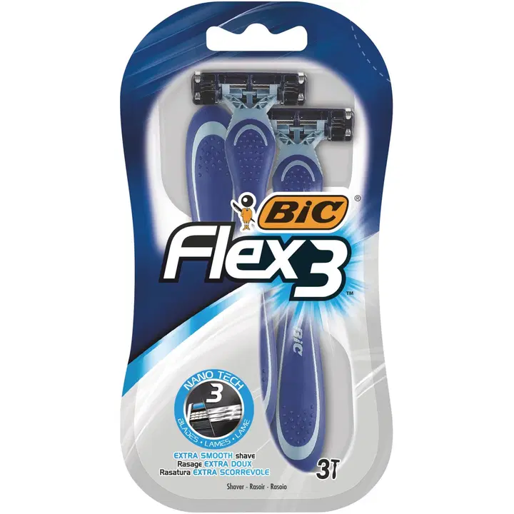 Raseerija Bic Flex B3 3-teraline comfort 3tk