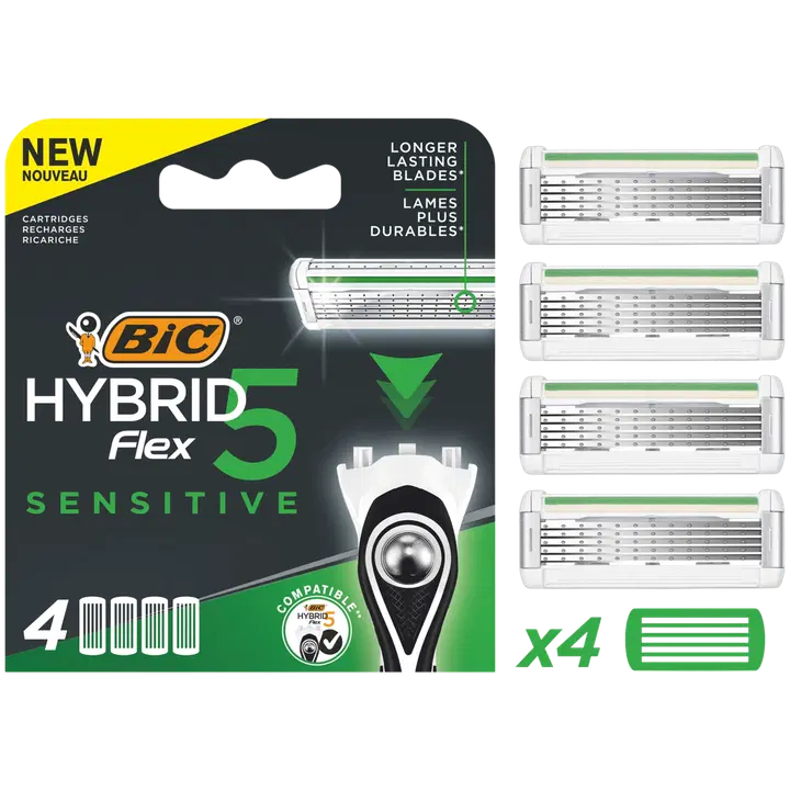 Bic Hybrid Flex 5-tera 4 varutera