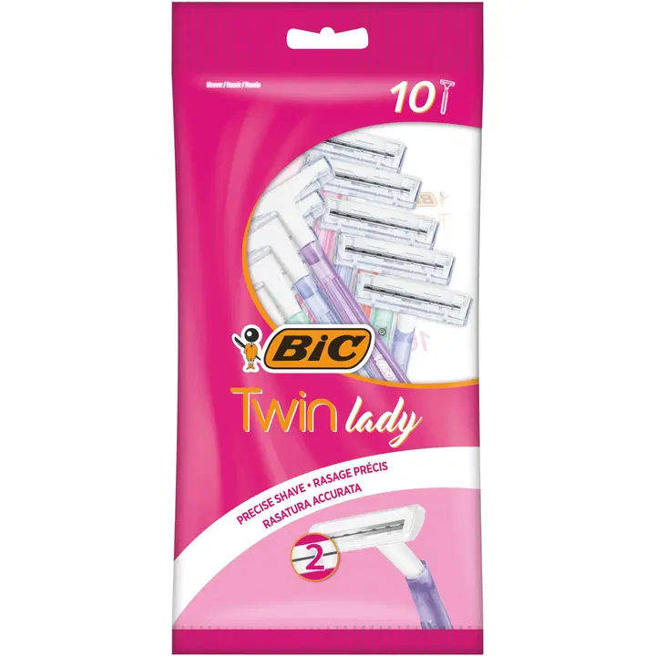 Ühekordsed raseerijad Bic Twin Lady 10 tk