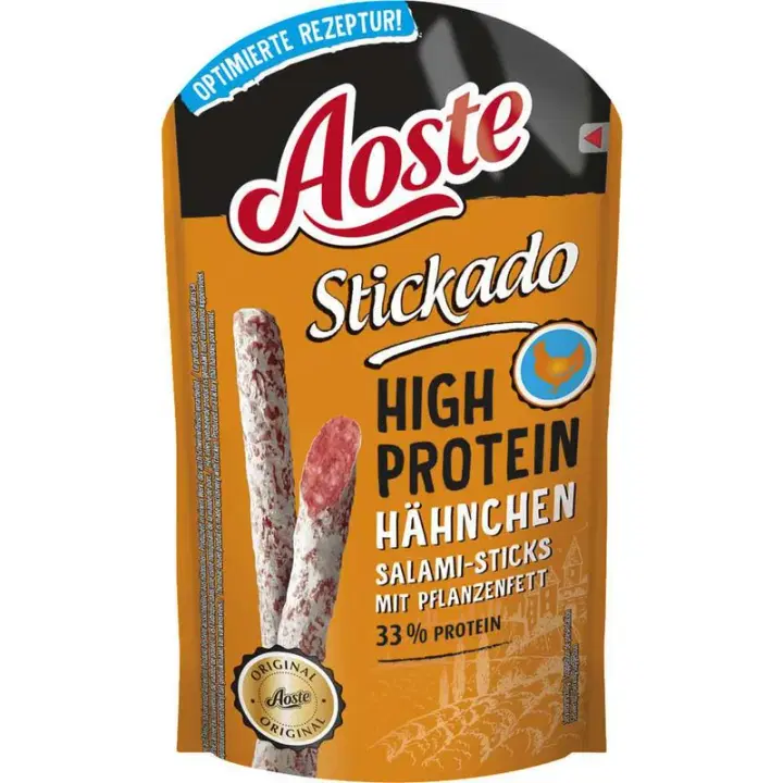 Aoste Snäkkvorst Kanalihast 60 G