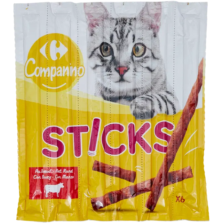 Carrefour Sweet Sticks kassile 6x5g