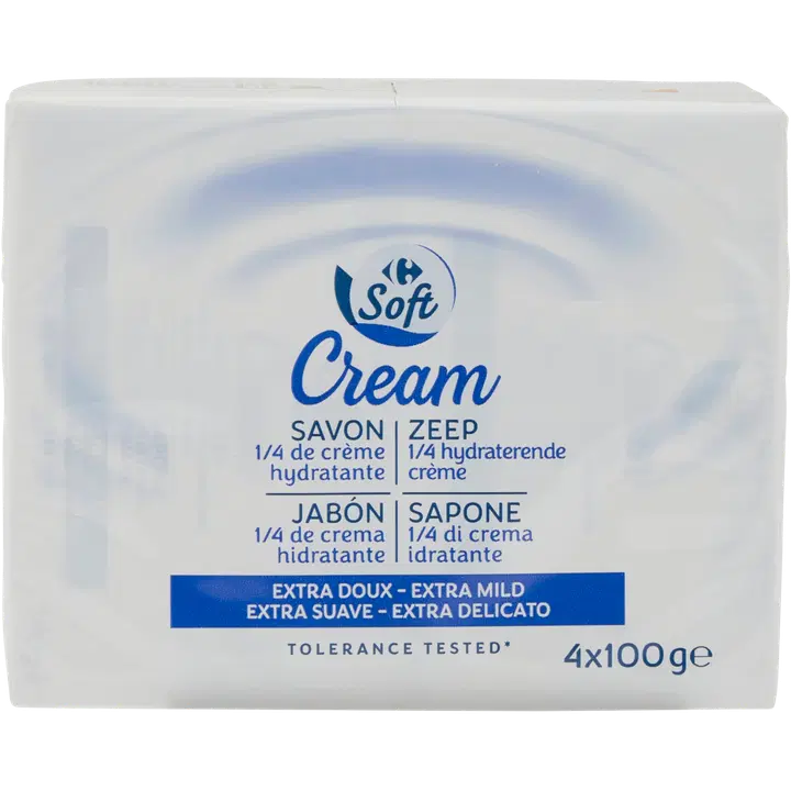 Carrefour Soft 1/4 Cream seep 4X100g