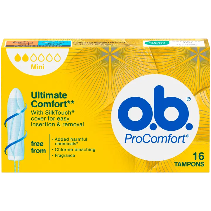 O.B. Pro Comfort Mini tampoonid 16tk