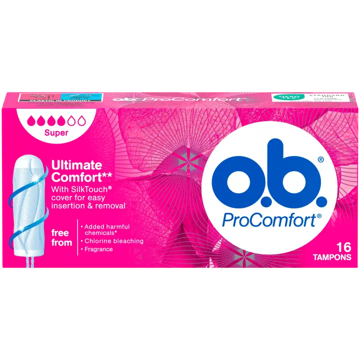 O.B. Pro Comfort Super tampoonid 16tk