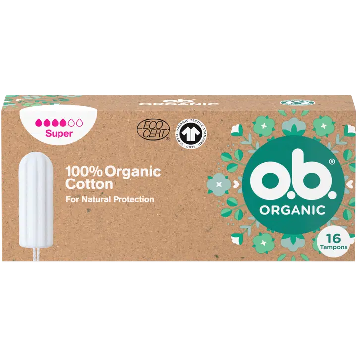 O.B. organic super tampoon 16tk