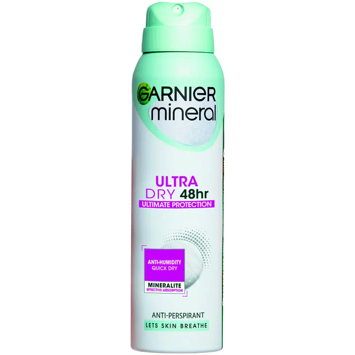 Spreideodorant Garnier Mineral Ultra Dry 150ml