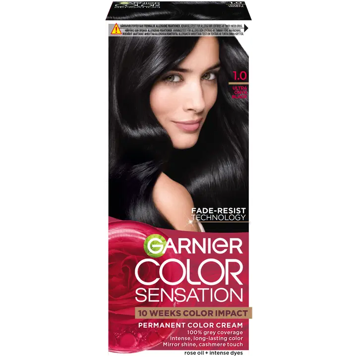 Juuksevärv Garnier Color Sensation 1.0 Ultra Onyx Black