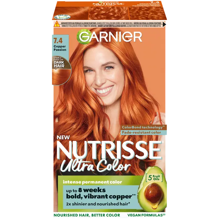 Juuksevärv Garnier Nutrisse ultra color 7.4 copper