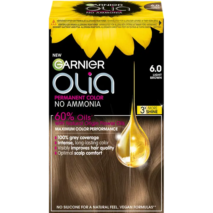 Garnier Olia püsivärv light brown 6.0