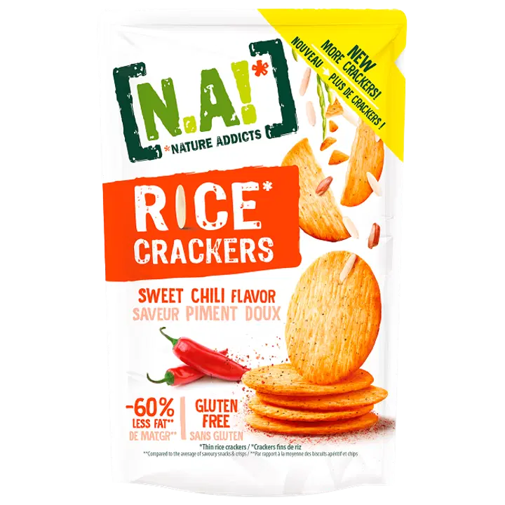 Nature Addicts n.a! Rice crackers riisisnäkid tšilliga 85g