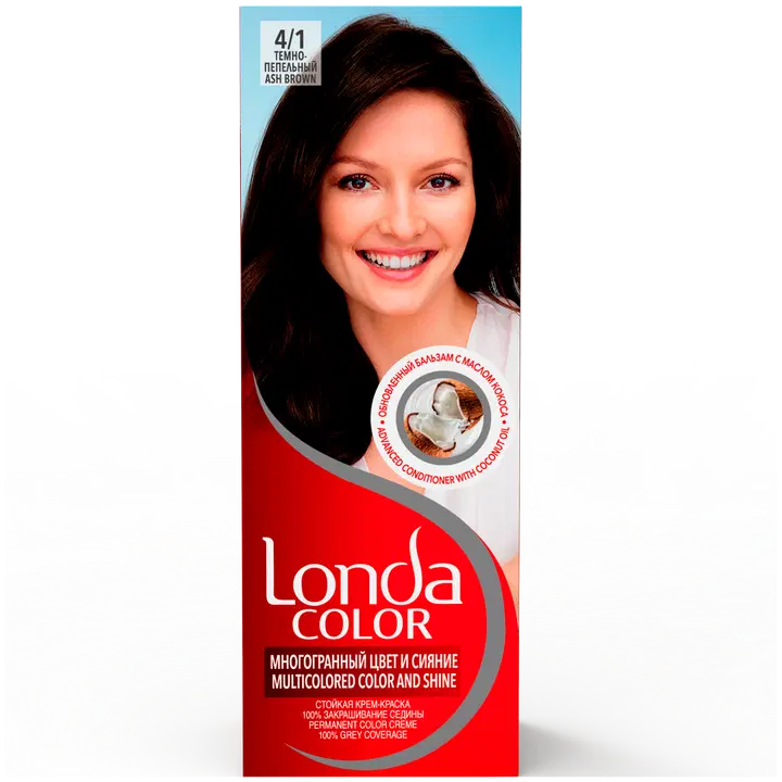 Püsivärv Londa Color 4/1 tuhkpruun