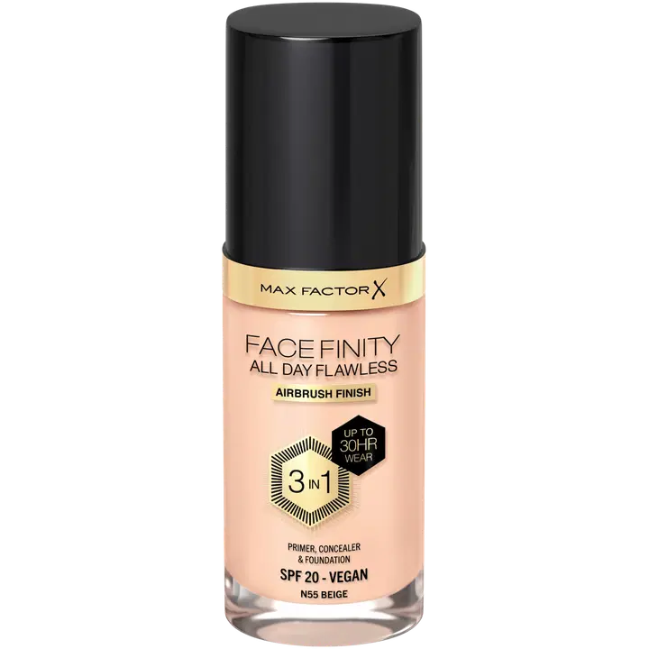 Max Factor jumestuskreem Facefinity All Day Flawless 55 Beige 30ml
