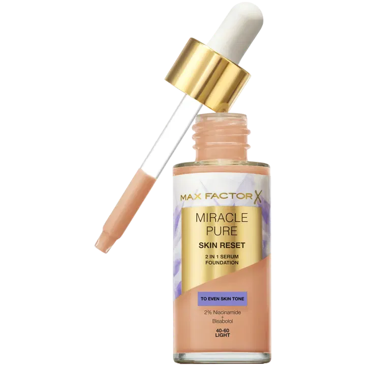 Max Factor Miracle Pure jumestuskreem Skin Reset 40-60 Light