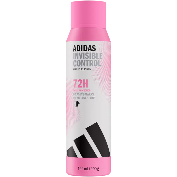 Spreideodorant Adidas Invisible Control No Marks 150ml