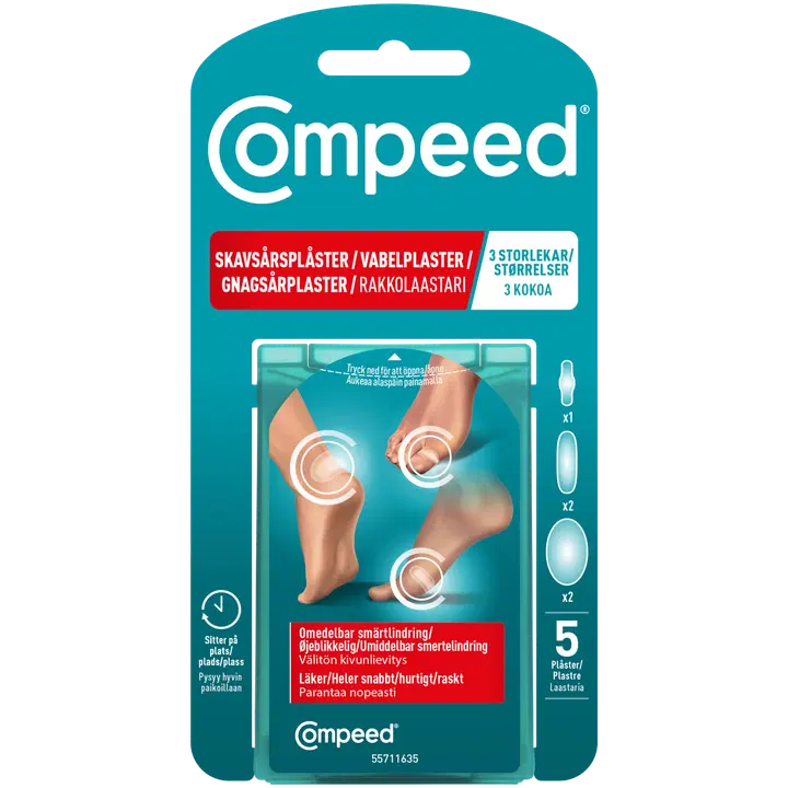 Plaastrite Mix Compeed 5tk
