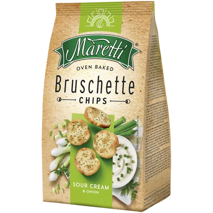 Maretti bruschetta-krõpsud hapukoore ja sibulaga 70g