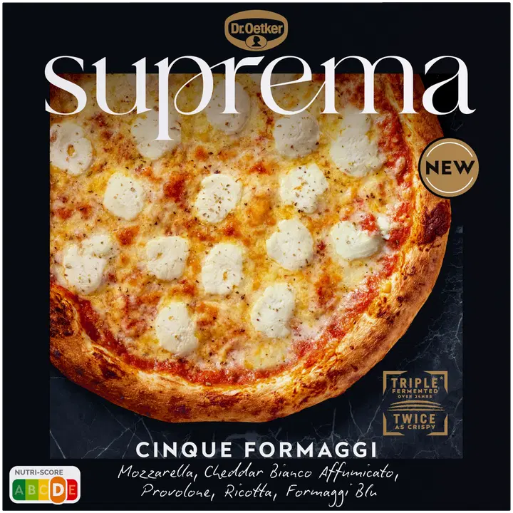 Dr.Oetker suprema cinque formaggi pitsa, 492 g