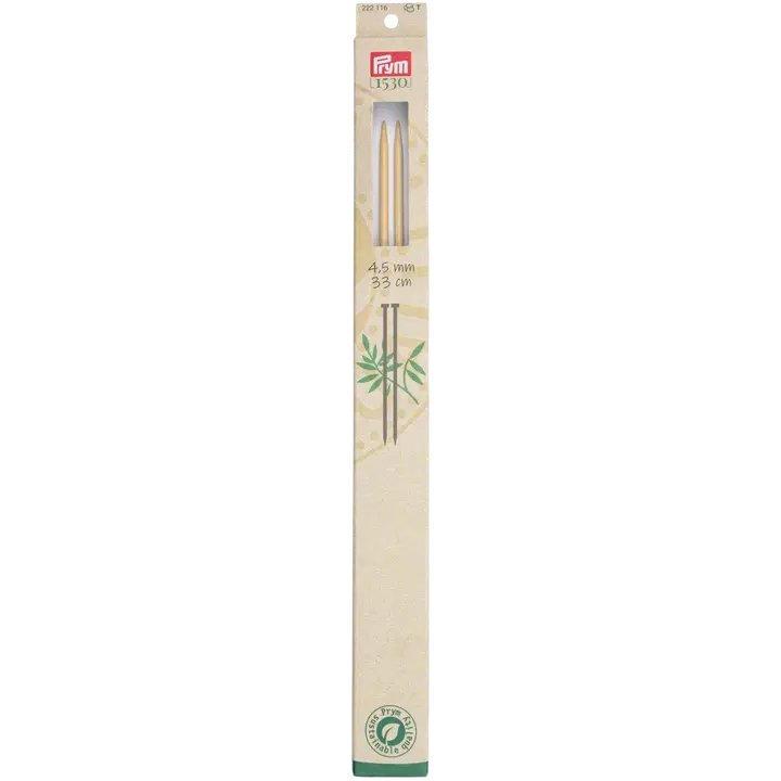 Heegelnõel nr. 4,5 33cm Bambus