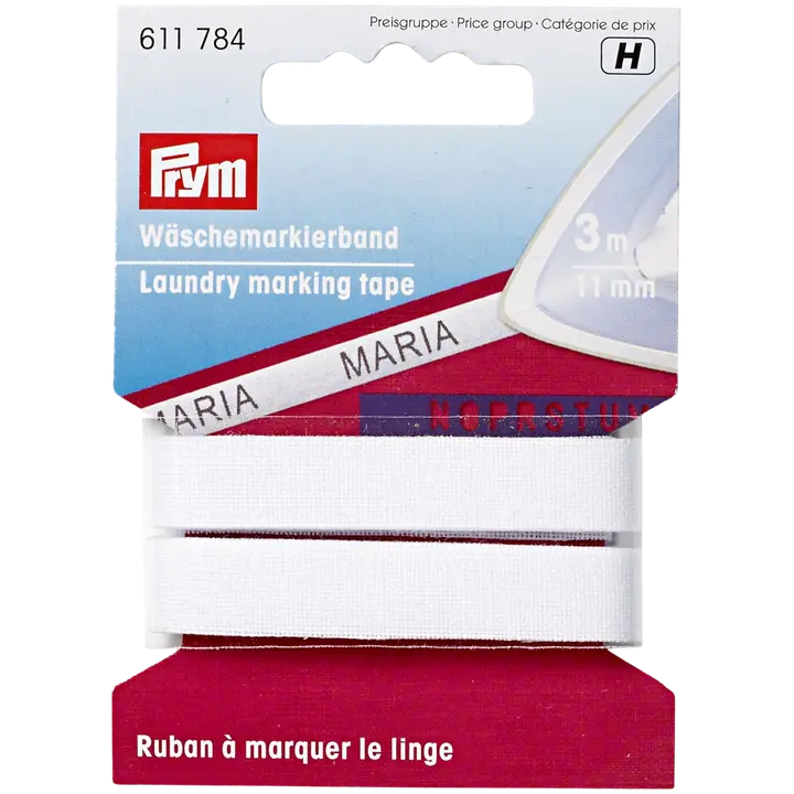 Pesu märgistuspael 11mm/3m triigitav