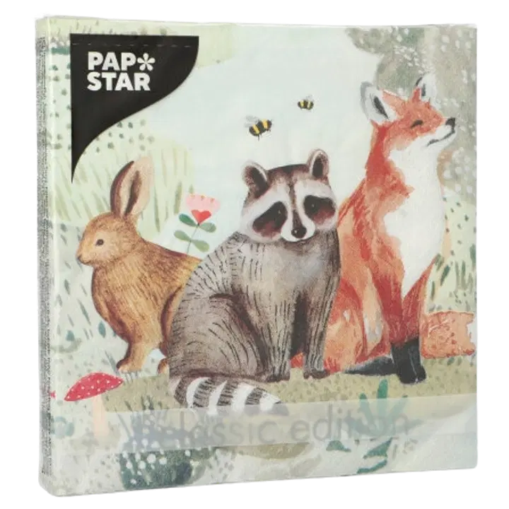 Salvrätik Papstar metsloomad 33cm