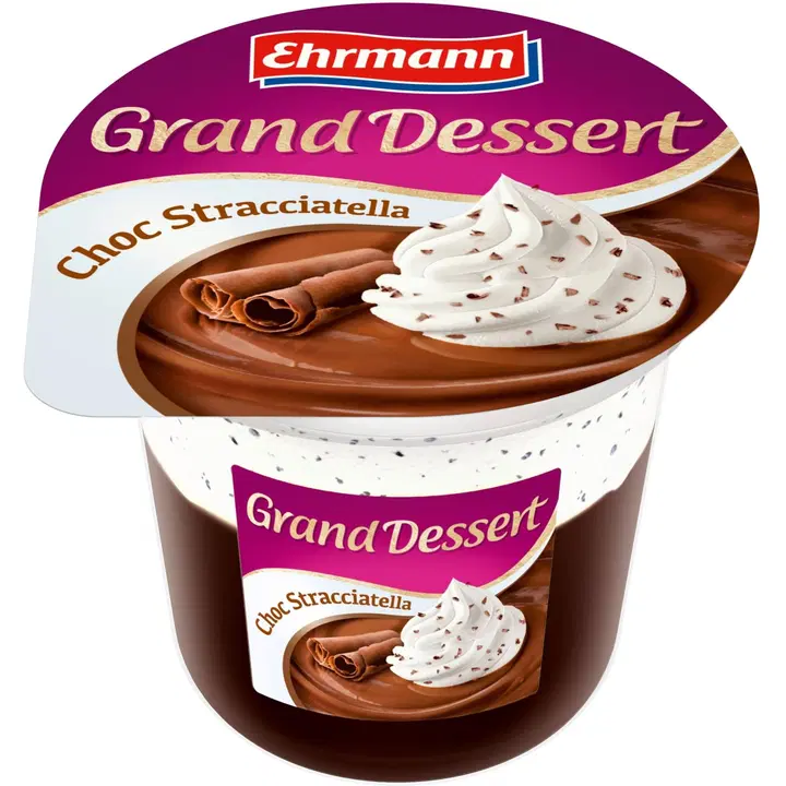 Ehrmann šokolaadi-stracciatella magustoit, 190 g