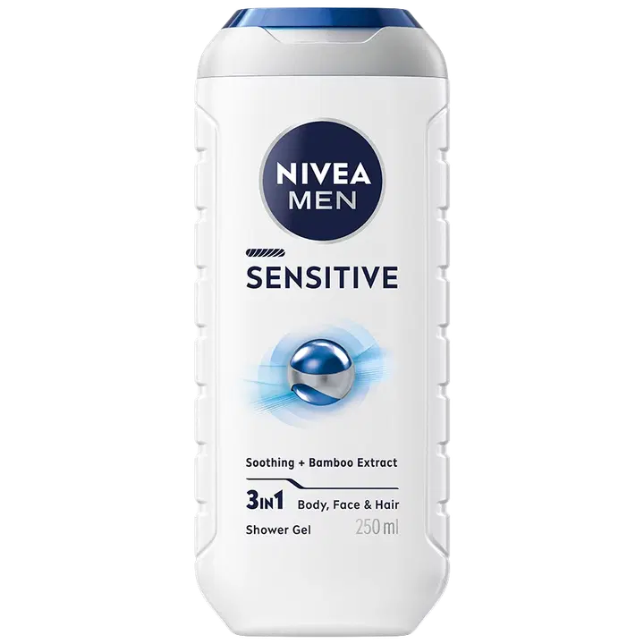 Nivea dušigeel Sensitive meeste 3in1 250ml