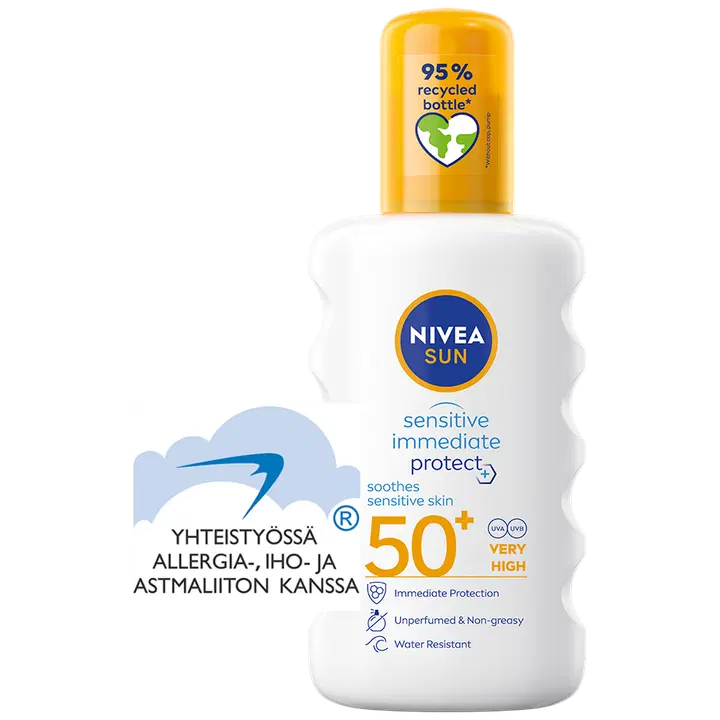 Nivea Sun SPF50+ päikesekaitse sprei 200ml