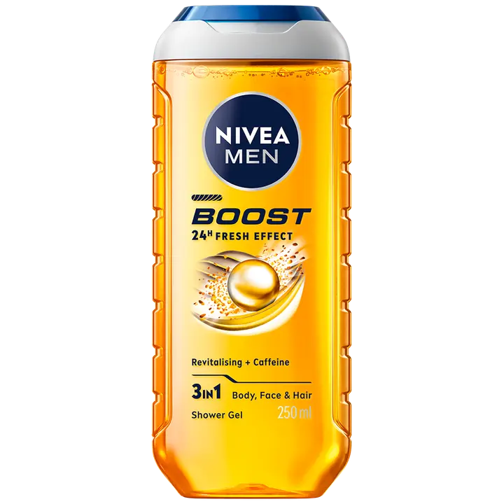 Nivea dušigeel Boost 3in1 meeste 250ml