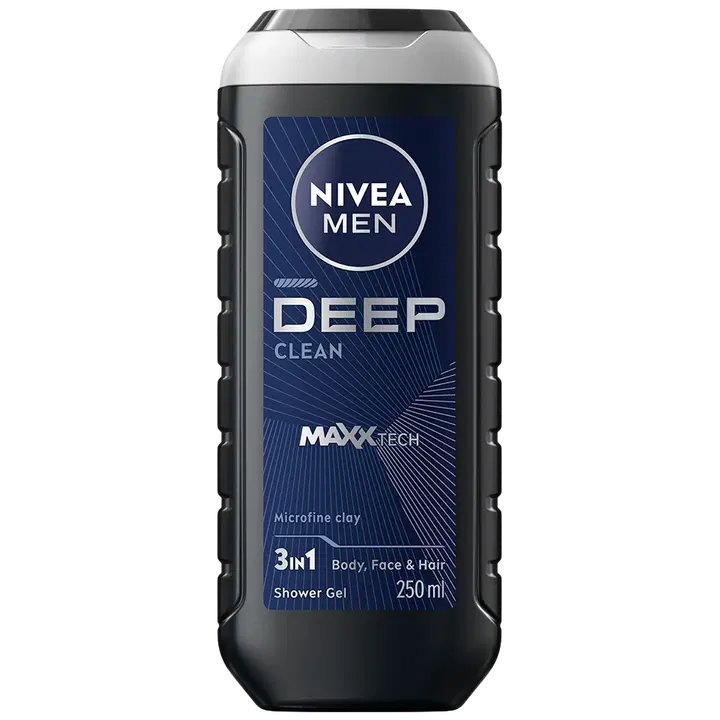 Nivea dušigeel Deep meeste 3in1 250ml