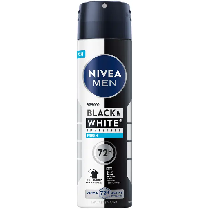 Nivea spreideodorant Men B&W Fresh 150ml