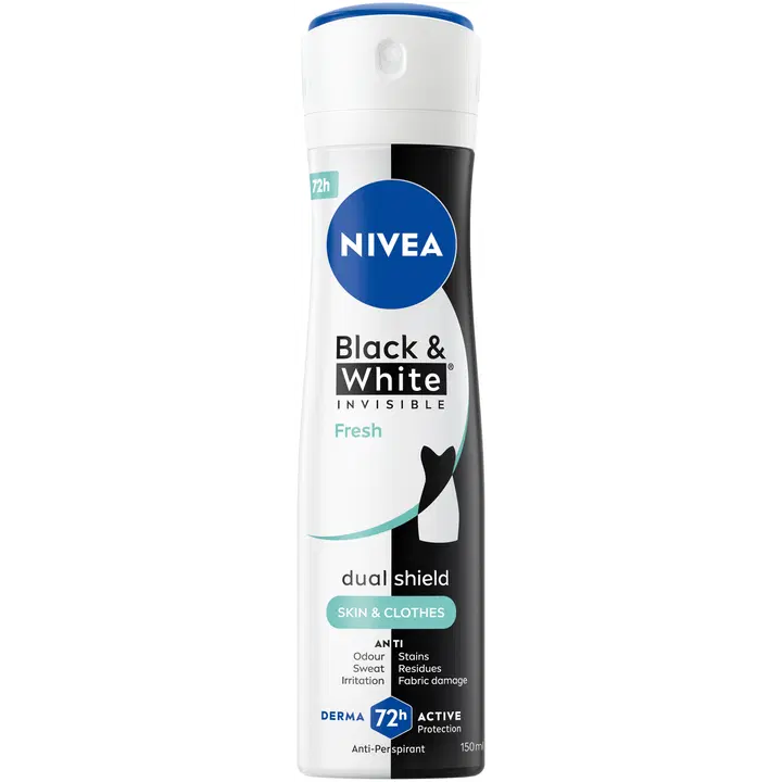 Nivea spreideodorant B&W Fresh 150ml