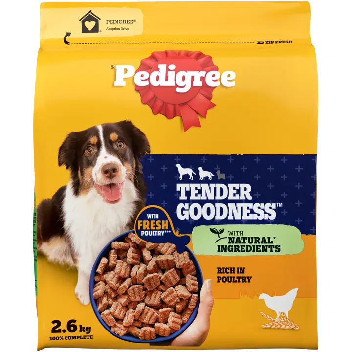 Pedigree Tender Goodness kanaga 2,6kg