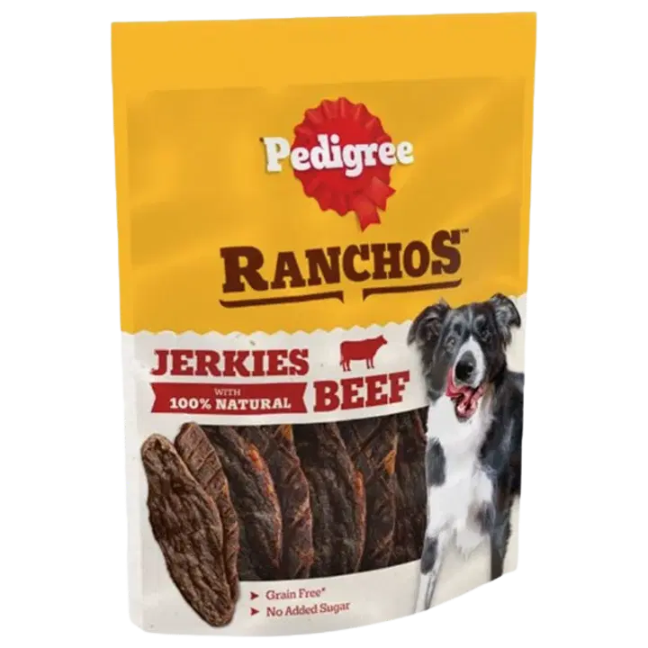 PEDIGREE koera maius Ranchos Jerkies, Veise, 70g