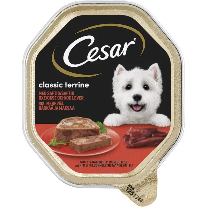 Cesar koeratoit härjaliha ja maksaga 150 g