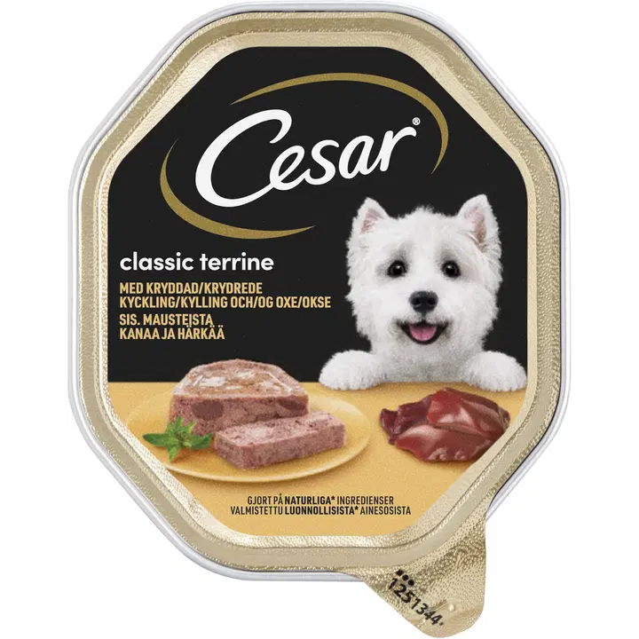 Cesar koeratoit kana- ja härjalihaga 150 g