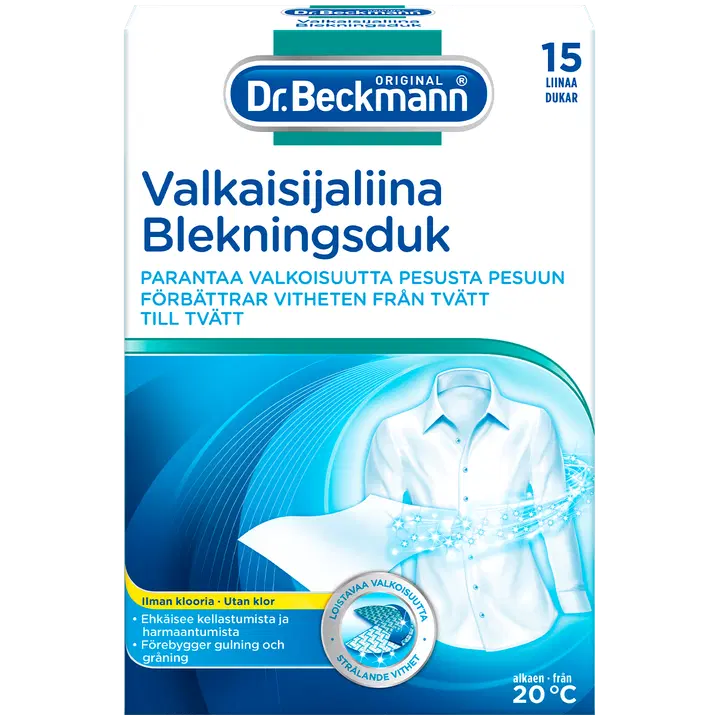Dr.Beckmann valgenduslehed 15tk