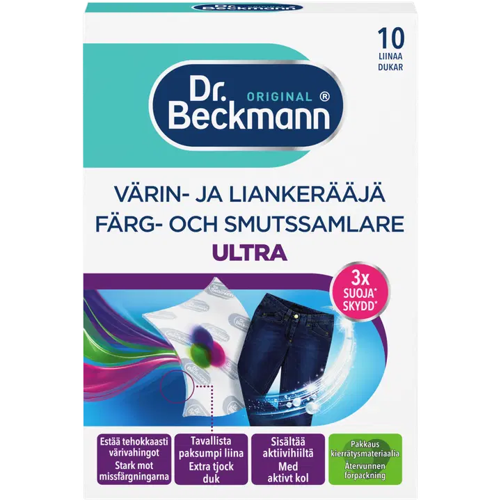 Dr.Beckmann värvi- ja mustusepüüdja 10tk
