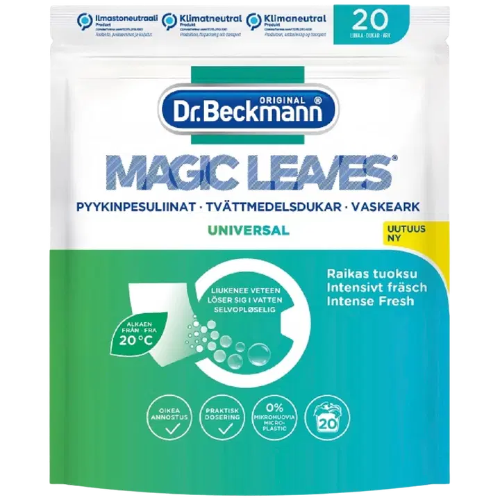 Dr. beckmann pesulehed magic leaves universal 20tk