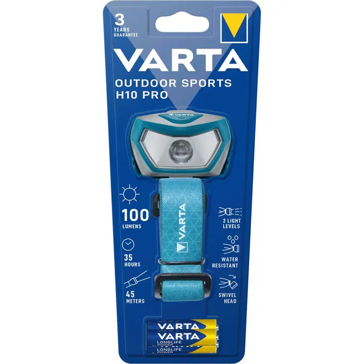 Otsmikulamp Varta outdoor sports h10 pro