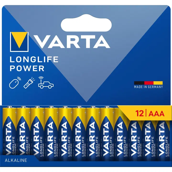 Varta leelispatarei longlife power aaa 12tk