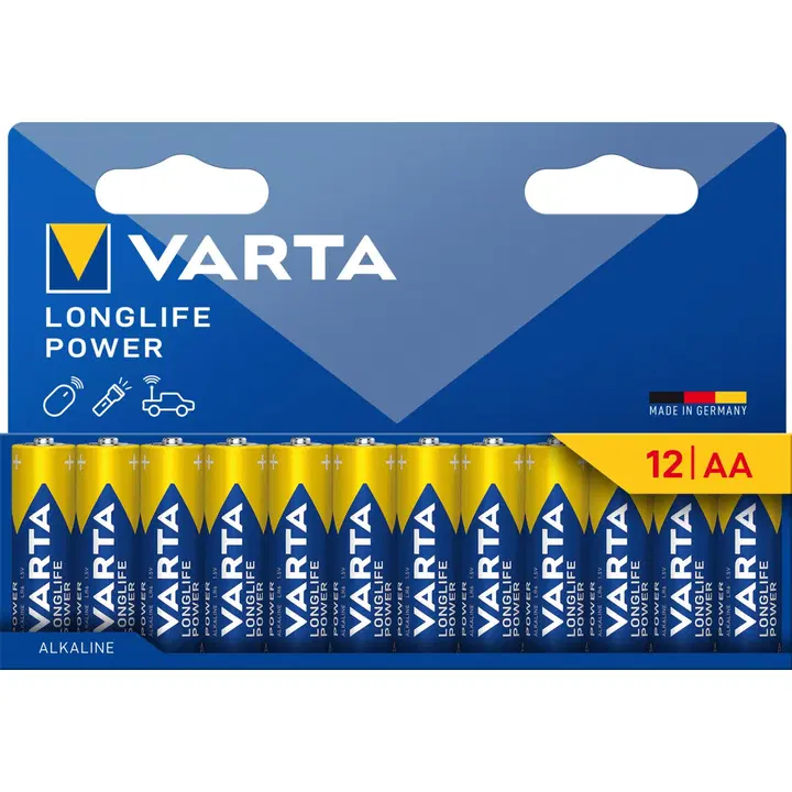 Varta leelispatarei longlife power aa 12tk