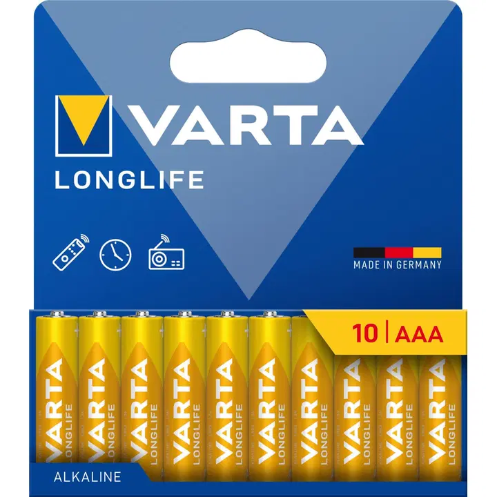 Varta leelispatarei longlife aaa 10tk