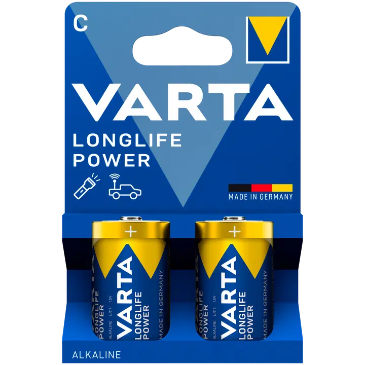 Varta patarei longlife power C 2-pakk