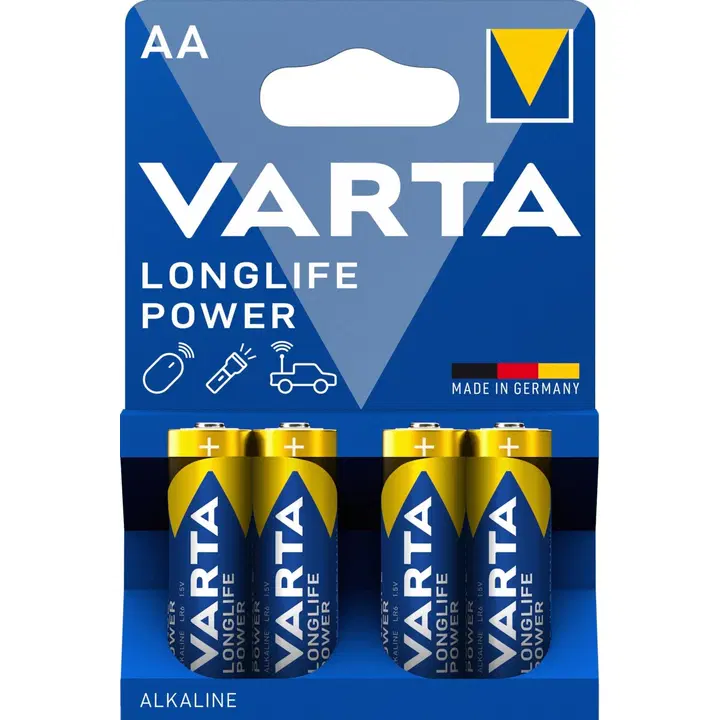 Varta leelispatarei longlife power aa 4tk